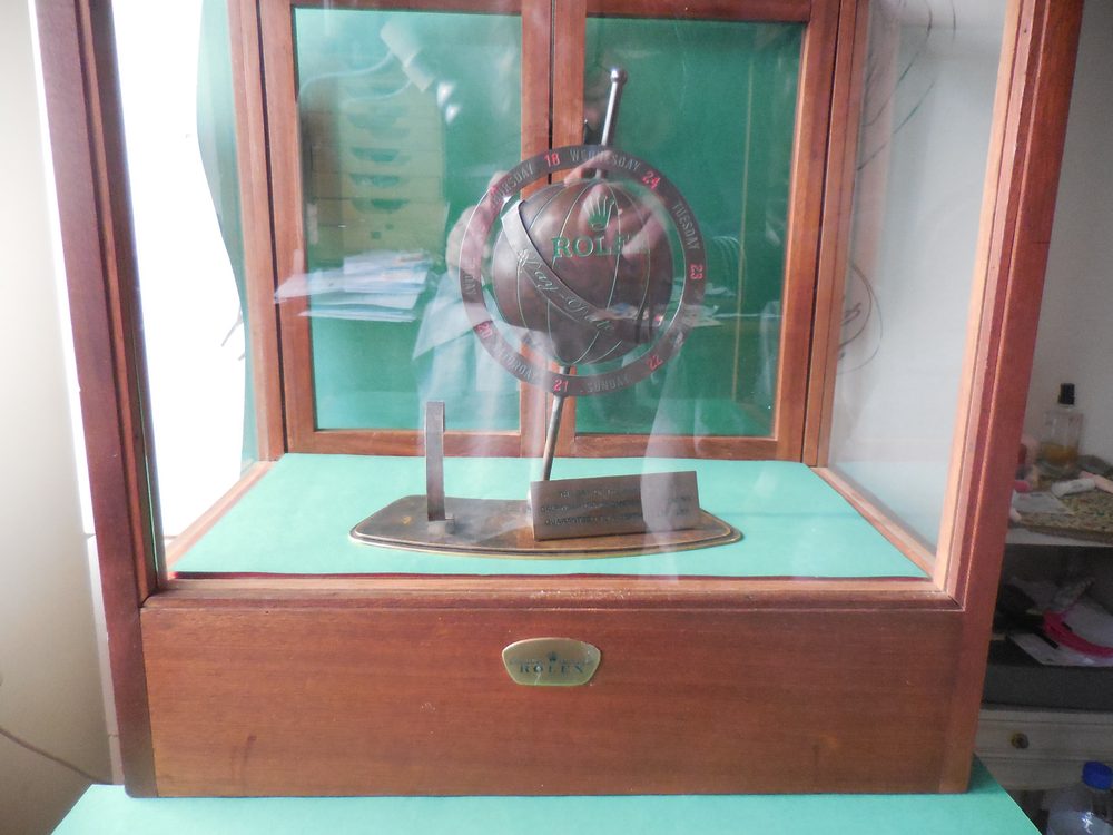 Pendulette de vitrine Rolex Day-Date